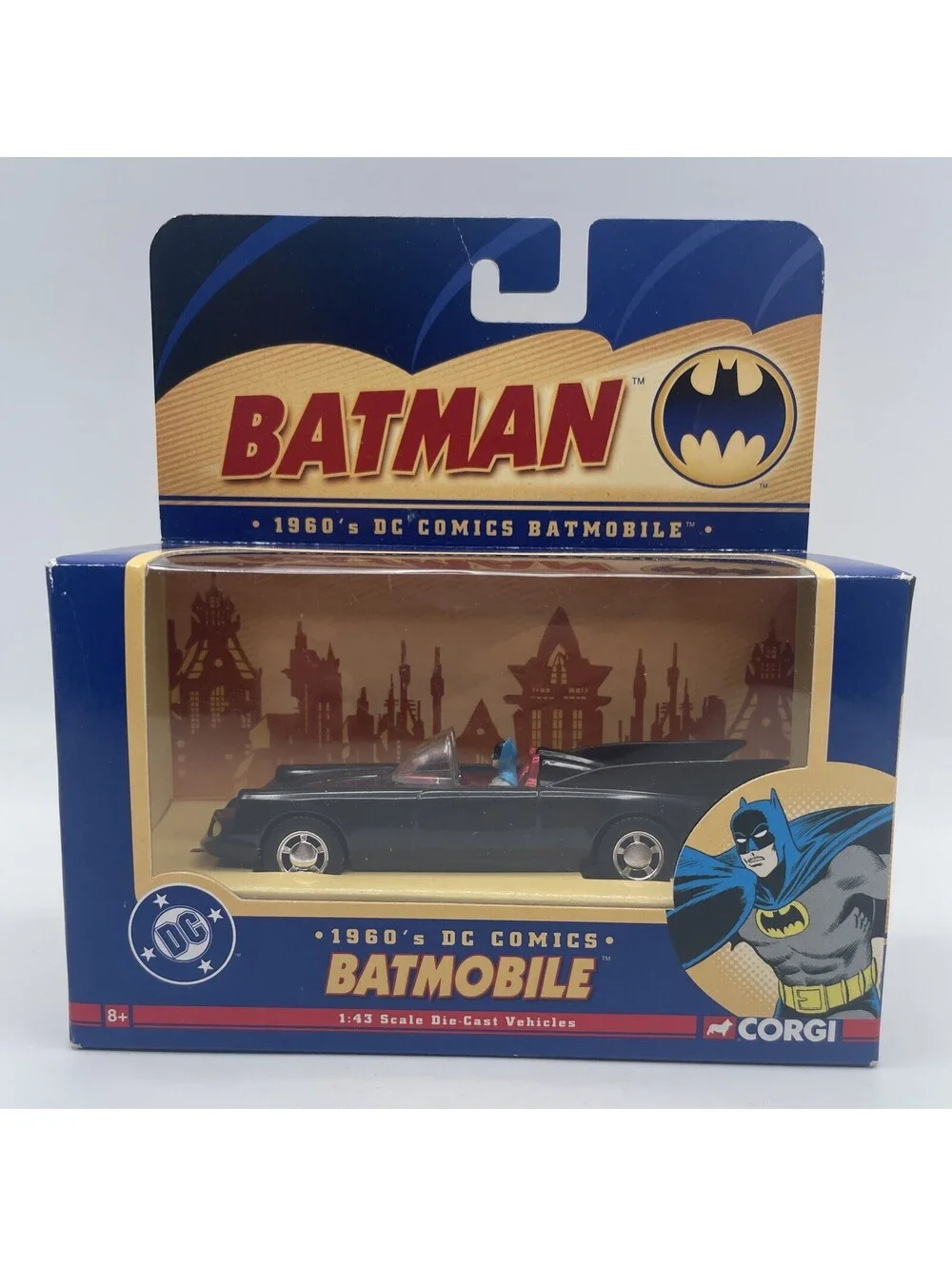 Corgi Batman 1960s DC Comics Batmobile 1:43 Diecast Model 77301 Brand New Mint